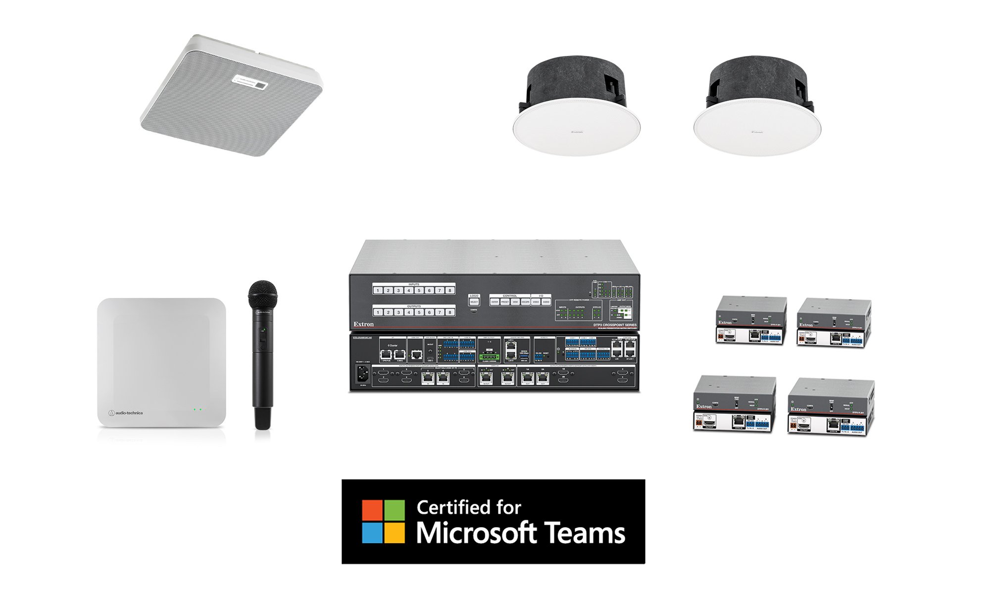 Audio-Technica and Extron introduce new enterprise solutions Certified for Microsoft Teams