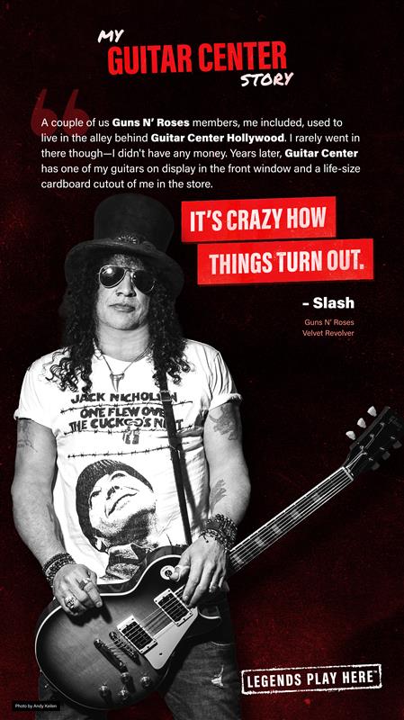 Guitar Center launches Legends Play Here, a brand initiative rooted in music culture and artist legacy