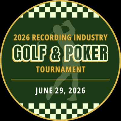2026 Recording Industry Golf and Poker Tournament logo